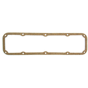 The Rocker Cover Gasket - 4 Cyl. by Sparex (Part No.S.52610) is a rectangular brown gasket with rounded corners and multiple bolt holes evenly spaced around the perimeter, specifically designed to be compatible with Leyland engines.