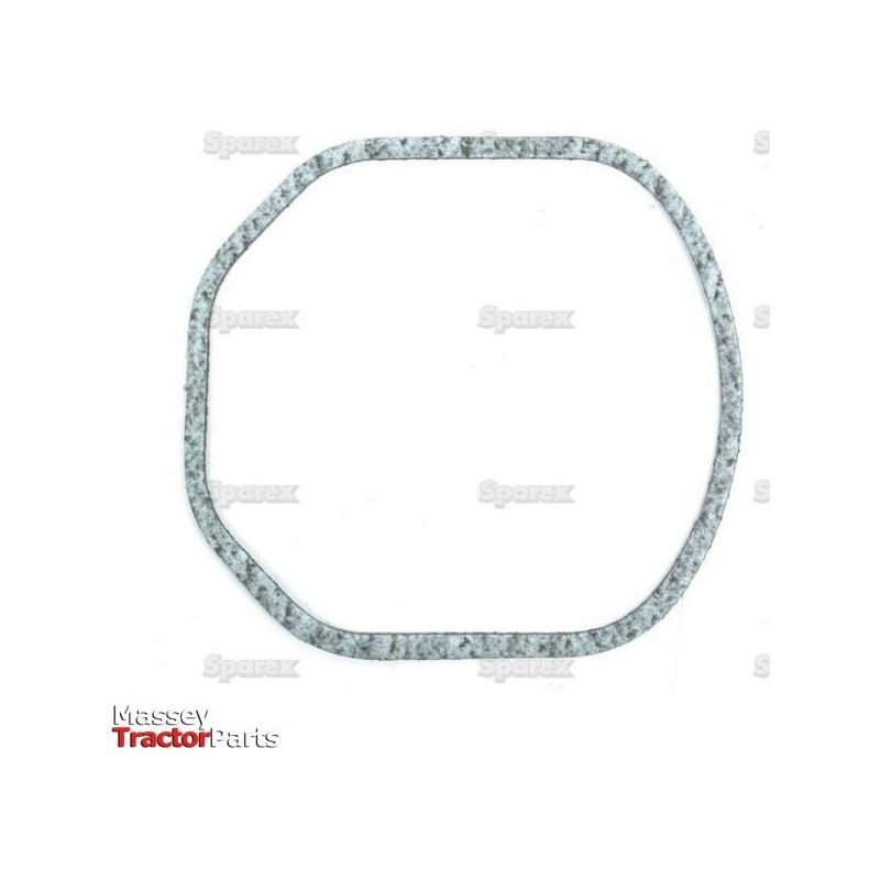 The Rocker Cover Gasket (Sparex Part No.S.69976) is a rectangular gasket with rounded corners, designed for sealing machinery parts. The image displays the "Massey Tractor Parts" and "Sparex" logos, indicating its compatibility with Deutz engine parts.