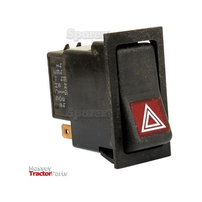 Rocker Switch - Hazard, 2 Position (On/Off)
 - S.23154 - Farming Parts