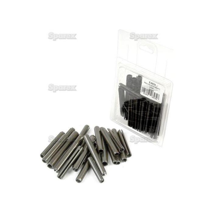 Roll Pin (Metric & Imperial) 1/2'' & 8 - 10mm, 22 pcs. (Din: 1481) Agripak.
 - S.6574 - Massey Tractor Parts