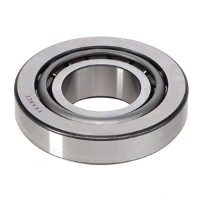 A single cylindrical roller bearing, including an inner ring, outer ring, and metal rollers, marked with the word "FRANCE" on the side, is identified as Massey Ferguson - Roller Bearing - 70272712 by AGCO.