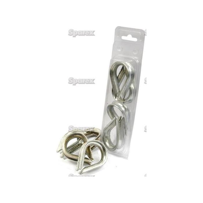 Wire Rope Thimble, Wire⌀10mm x 64mm (4 pcs. Agripak)
 - S.11188 - Farming Parts