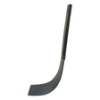A Rotavator Blade Curved LH 40x8mm, with a height of 265mm and hole centres of 115mm, featuring an 11.5mm hole diameter, likely used for tilling soil or similar farming tasks, includes durable Sparex Fasteners for added strength.