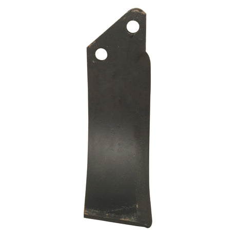Rotavator Blade Curved LH 60x6mm Height: 195mm. Hole centres: 42mm. Hole⌀: 12.5mm. Replacement for Perugini (Concept-Ransome)
 - S.78891 - Massey Tractor Parts