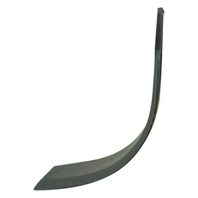 A Sparex Rotavator Blade Curved LH 80x8mm, 225mm height with 14.5mm hole diameter and 56mm hole centers, designed as a replacement for Maschio model 01110427 (Sparex Part No. S.77275).