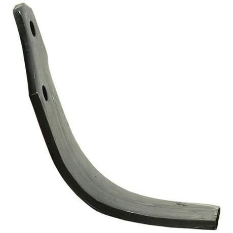 Rotavator Blade Curved LH 90x10mm Height: 257mm. Hole centres: 68mm. Hole⌀: 16.5mm. Replacement for Maschio
 - S.59755 - Massey Tractor Parts