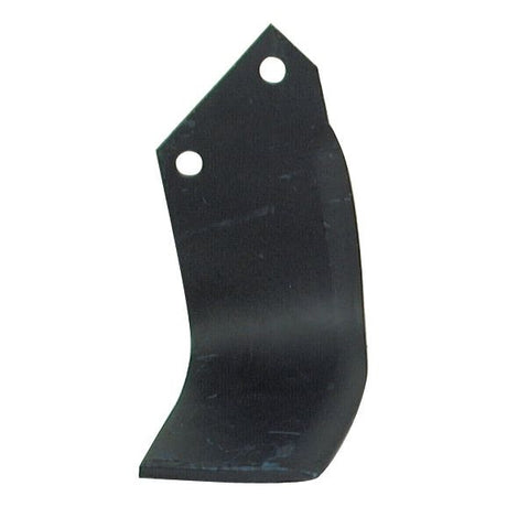 Rotavator Blade Square LH 80x6mm Height: 165mm. Hole centres: 57mm. Hole⌀: 11.5mm. Replacement for Dowdeswell, Howard, Kuhn
 - S.77232 - Massey Tractor Parts