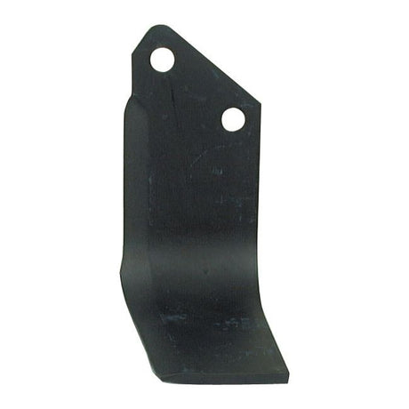 Rotavator Blade Square RH 80x7mm Height: 190mm. Hole centres: 57mm. Hole⌀: 14.5mm. Replacement for Krone
 - S.77250 - Massey Tractor Parts