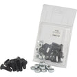 A package of Round Countersunk Square Hex Bolt & Nut (TFCC) - M11 x 30mm by Sparex, featuring several bolts with tensile strength 8.8, partially spilled out in front of the packaging (12 pcs. Agripak).