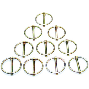 Round Linch Pin, Pin⌀4.5mm x 35mm (10 pcs. Agripak)
 - S.5205 - Farming Parts