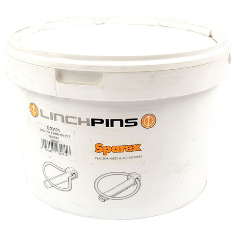 Round Linch Pin, Pin⌀9.5mm x 44.5mm (150 pcs. Small Bucket)
 - S.23171 - Farming Parts