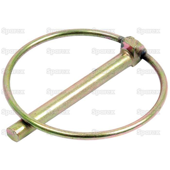 Round Linch Pin, Pin⌀9.5mm x 72mm ( )
 - S.10764 - Farming Parts