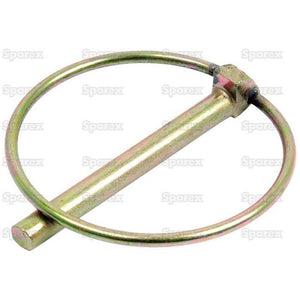 Round Linch Pin, Pin⌀9.5mm x 72mm ( )
 - S.10764 - Farming Parts