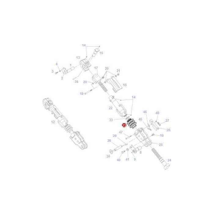 Rubber Bellow - F411870030020 - Massey Tractor Parts