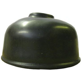 A black rubber sink plunger cup, built for use without a handle, boasts the same robust durability as the Sparex Rubber Boot - Steering Column (Part No. S.43118).