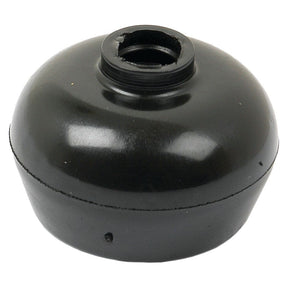 A round, black, metal object with a threaded opening at the top, likely the Rubber Boot for Gear Lever (Sparex Part No. S.40821), compatible with Ford New Holland or Massey Ferguson equipment from the Sparex brand.