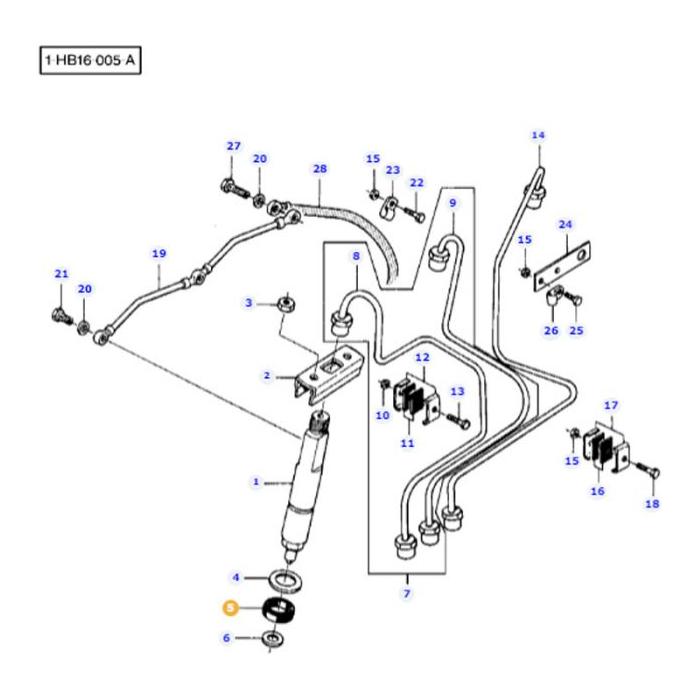 Rubber Ring - V835336276 - Massey Tractor Parts