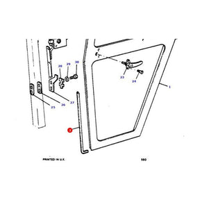 Rubber Seal - 917418M2 - Massey Tractor Parts