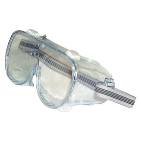 The Sparex SAFETY GOGGLES (Part No. S.12814) with a grey elastic strap provide clear, reliable protection.