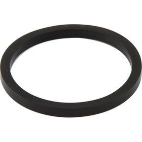 A top-down view of a black SEAL-SQUARE SECTION O-ring, perfect for Ford/New Holland models, is available through Sparex as part number S.4730.