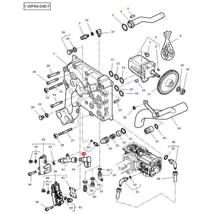 STRAIGHT FITTING - 3019385X91 - Massey Tractor Parts