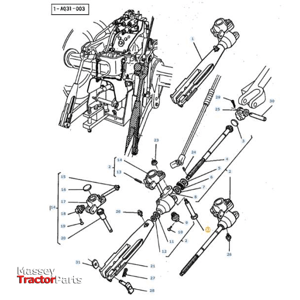 Massey Ferguson Screw - 1684134M1 | OEM | Massey Ferguson parts | Transmission Housing Parts-Massey Ferguson-
