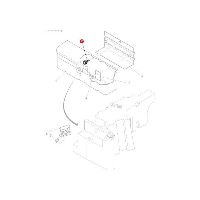 Screw Retaining - 4284815M1 - Massey Tractor Parts