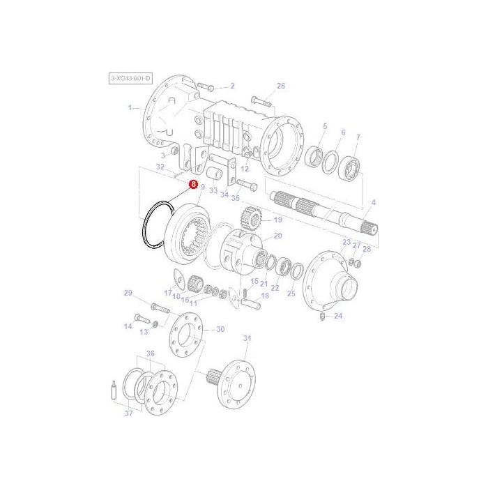 Seal - 3759197M1 - Massey Tractor Parts
