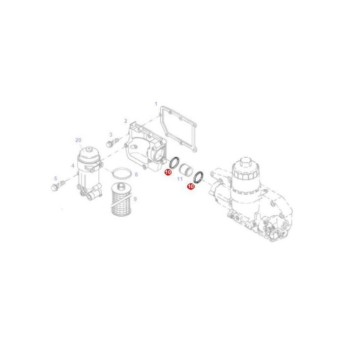 Seal 38 x 4mm - F716201510170 - Massey Tractor Parts