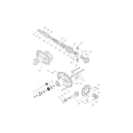 Massey Ferguson Seal Differential - 3765720M1 | OEM | Massey Ferguson parts | Axles & Power Transmission-Massey Ferguson-4WD Parts,Axle Differentials & Components,Axles & Power Train,Farming Parts,Front Axle & Steering,Tractor Parts
