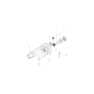 Seal Drive Clutch - X550096500000 - Massey Tractor Parts