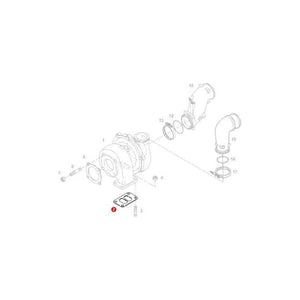 Fendt Seal - F930200090020 | OEM | Fendt parts | Engine Parts-Fendt-Engine & Filters,Exhaust & Manifold Gaskets,Exhaust Parts,Farming Parts,Manifolds & Accessories,Tractor Parts