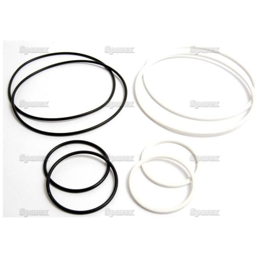 The image shows a set of black and white Sparex O-rings from the O'Ring Kit (Sparex Part No. S.56962) arranged on a plain white background.