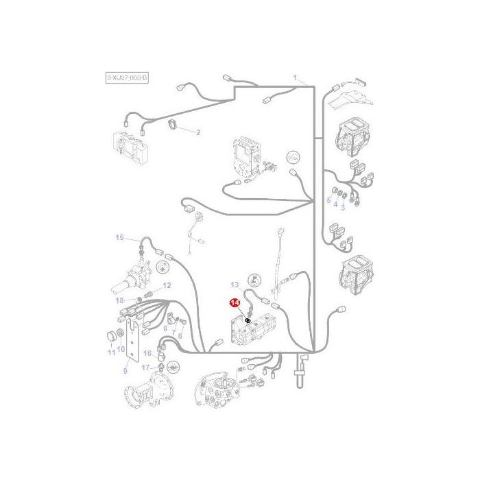 Seal Pressure Switch - 3808993M1 - Massey Tractor Parts
