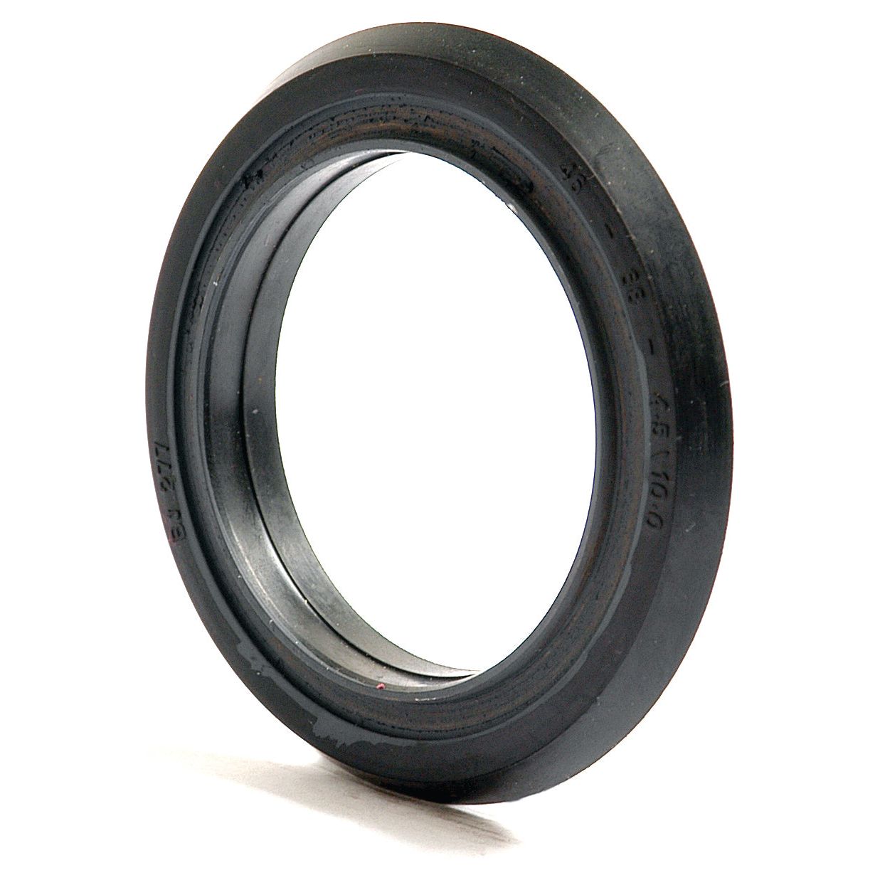 A close-up of the Sparex Seal (Part No. S.4233), a black, circular rubber oil seal with an inner metal ring, designed to prevent fluid leakage in Ford New Holland tractor parts.