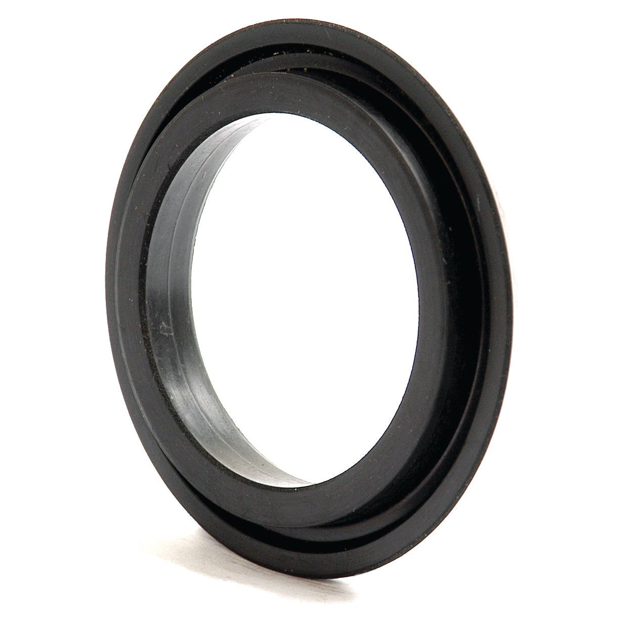 Introducing the Sparex Seal (Part No. S.4233): a black, circular rubber gasket with an inner metal ring, perfect for Ford New Holland tractor parts.