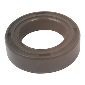 The **Seal - Upper (Sparex Part No. S.65181)**, a brown rubber oil seal made from Viton material, features a circular design with an inner ring diameter and outer ring thickness, perfect for machinery or automotive applications. This high-quality component is ideal for Ford/New Holland equipment and is brought to you by **Sparex**.