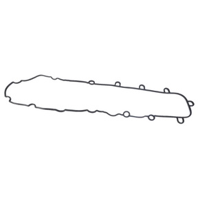 Product Description: The AGCO Fendt - Seal Valve Cover - F712201210020 is a black rubber engine gasket, featuring an elongated, irregular shape specifically designed to seal the valve cover in Fendt models, ensuring optimal performance of your internal combustion engine.