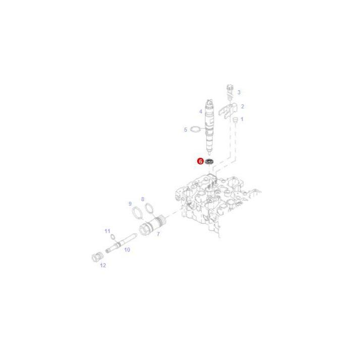 Sealing Washer - F716200710060 - Massey Tractor Parts