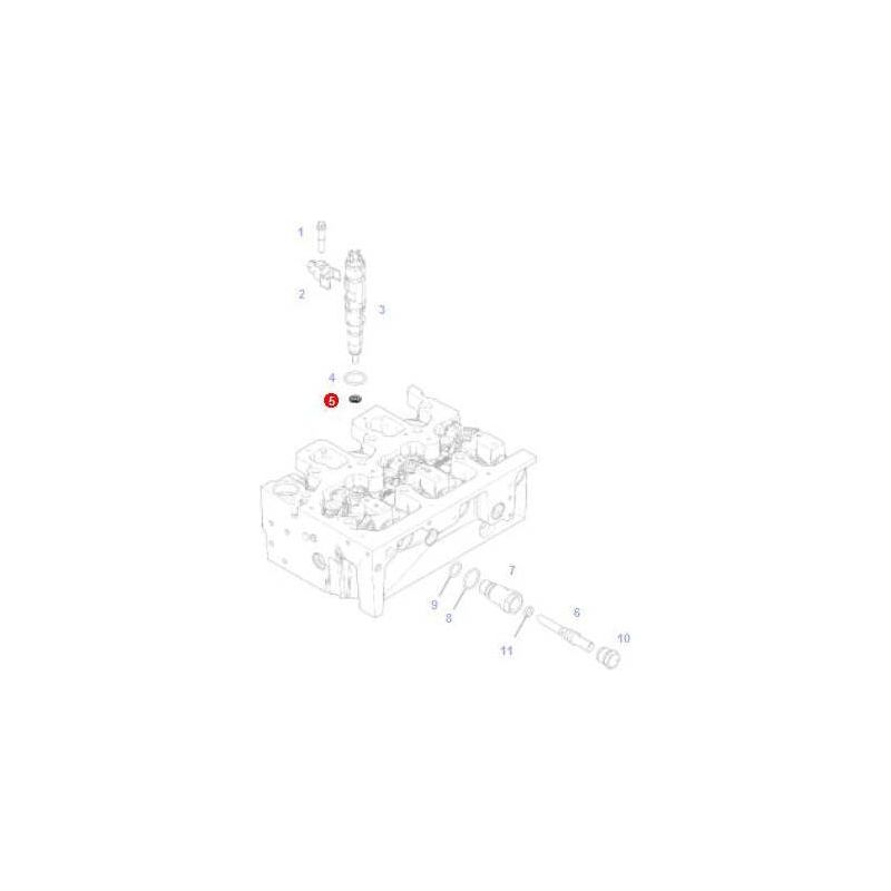 Fendt Sealing Washer - F946201710140 | OEM | Fendt parts | Injectors-Fendt-Engine & Filters,Farming Parts,Fuel Delivery Parts,Injectors,Injectors & Nozzles,Tractor Parts