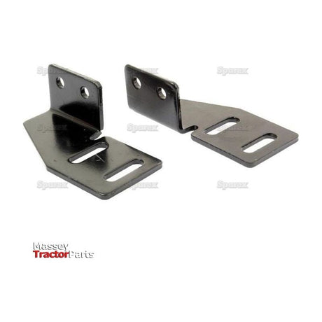 Two black metal seat brackets with mounting holes aligned next to each other on a white background. The text "Sparex Part No.S.71655" is visible in the bottom left corner, representing quality aftermarket components by Sparex.