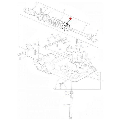 Seat Draft Control - 886351M2 - Massey Tractor Parts
