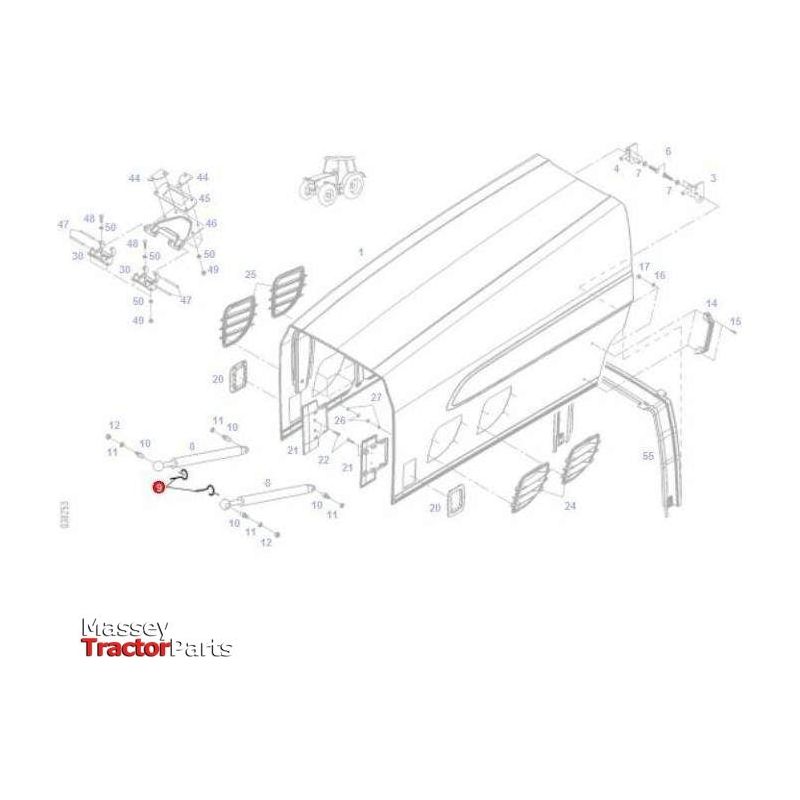Fendt Securing Clip - X529807200000 | OEM | Fendt parts | Bonnets-Fendt-Farming Parts,Machinery Parts,Manure & Chemical Handling,Pressure Relief,Slurry & Irrigation Equipment,Tanker Accessories,Tractor Parts,Valves