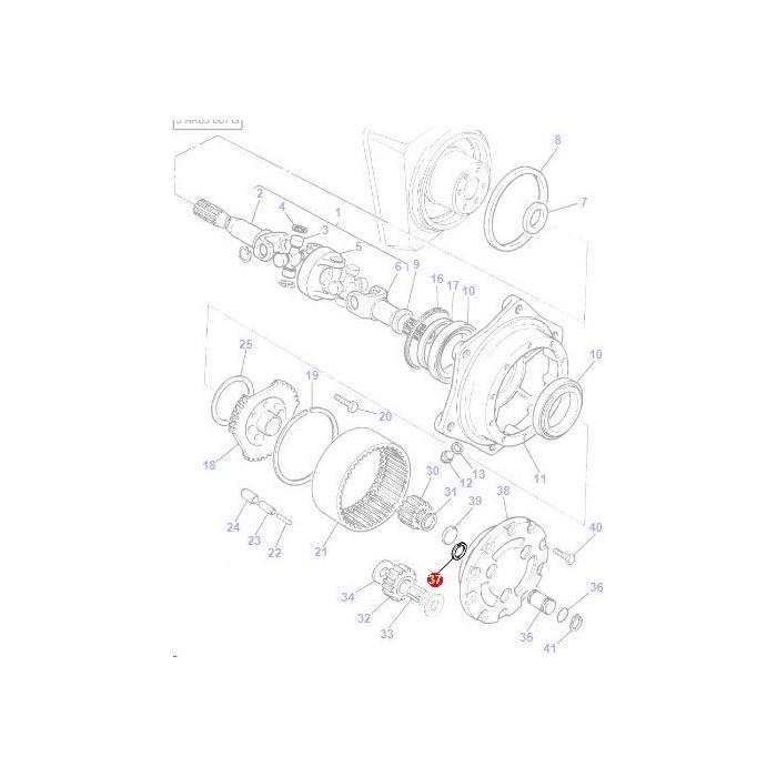 Segment - 3426957M1 - Massey Tractor Parts