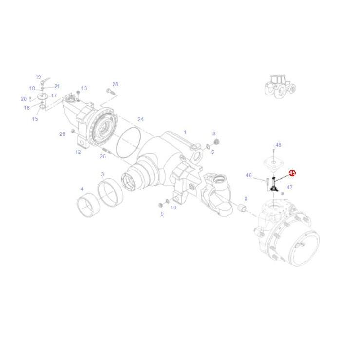 Sensor - F835300020410 - F350300020270 - Massey Tractor Parts