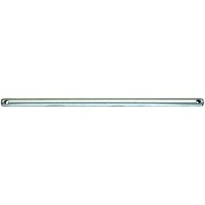 A straight, metallic rod with a hole at each end, perfect as a replacement part for your John Deere hydraulic pump shaft — introducing the Hydraulic Pump Shaft by Sparex (Part No. S.72471).