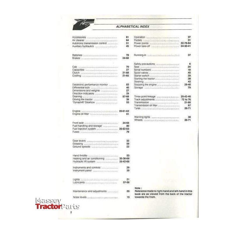 Massey Ferguson 3600 Series Operators Manual - 1646930M4 | OEM | Massey Ferguson parts | Manuals-Massey Ferguson-Farming Parts,Repair & Reference Manuals,Tractor Parts,Workshop & Merchandising,Workshop Equipment