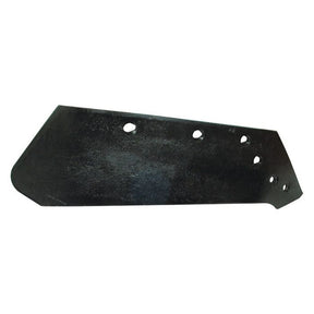 A dark-colored metal blade with multiple holes along one edge, perfect for accommodating various fasteners - Share - RH, 16'' (405mm), (Kuhn) to fit as: 622172 | Sparex Part No. S.127718 by Sparex.