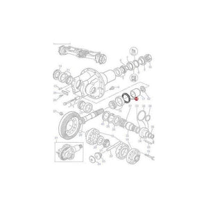 Massey Ferguson Shim - 342892 | OEM | Massey Ferguson parts | Axles & Power Transmission-Massey Ferguson-2WD Parts,Axle Spindles & Components,Axles & Power Train,Farming Parts,Front Axle & Steering,Tractor Parts