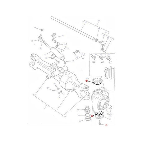 Shim Pivot Cap - 342623 - Massey Tractor Parts